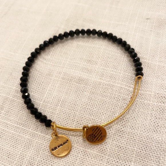 Alex & Ani Bracelet + 3 Blue Bracelets - Picture 2 of 4